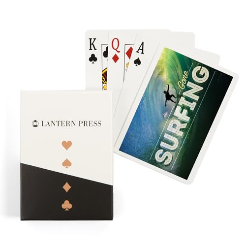 Baraja de cartas Poker Surfer in Wave Lantern Press