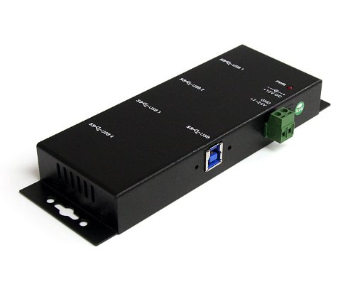 StarTech.com ST4300USBM - Mountable 4 Port Rugged Industrial SuperSpeed USB 3.0 Hub
