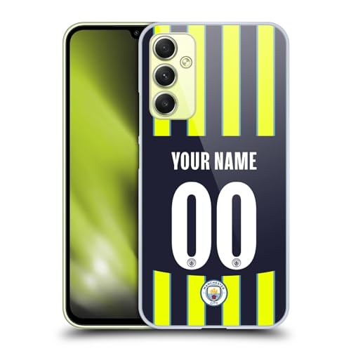 Coque Samsung Galaxy A34 5G Manchester City personnalisable avec nom et numéro