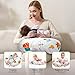 Resylp Nursing Pillow, Breast Feeding Pillows for Women, Removable Cotton Cover with Breathable Firm Fill, Baby Feeding Pillow for 0-12 Months, Breastfeeding Pillows, Machine Washable