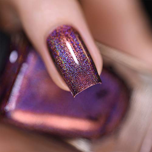 Image of ILNP Love Language - Rich Cabernet Red Ultra Holo Nail Polish