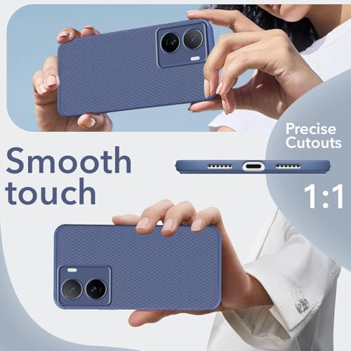 Image of Jkobi Back Cover Case for Vivo IQOO Z7 5G (Liquid Silicone | Side Grip | Camera Protection)