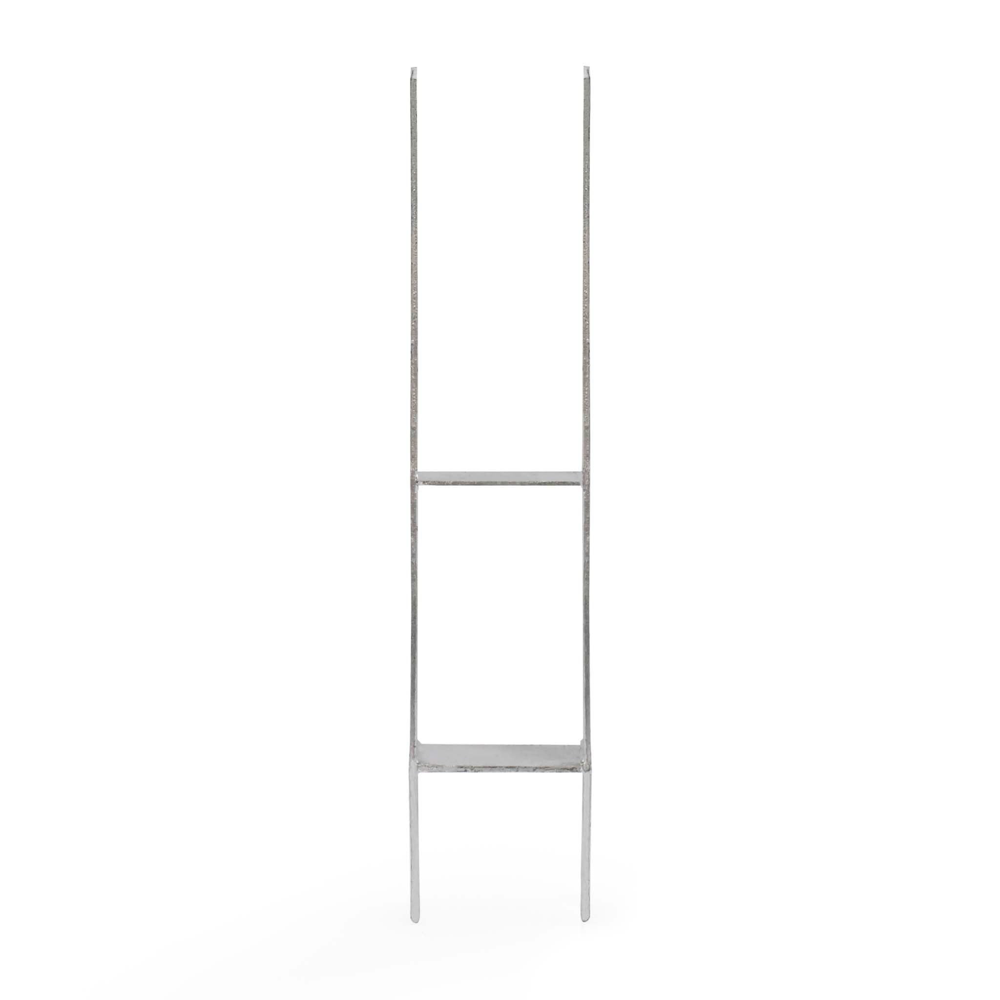 XPOtool Supporto palo zincato a caldo 101x600mm Staffa ad H per ancoraggio pali