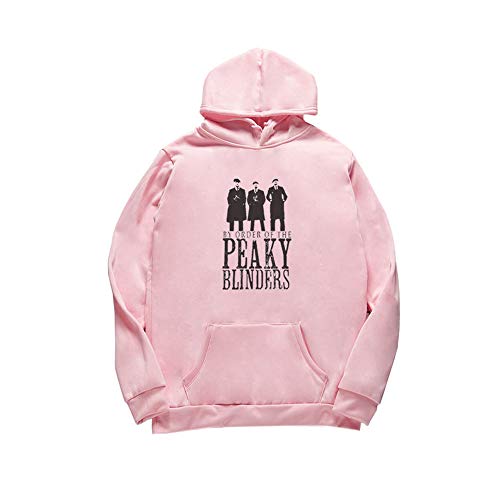 Preisvergleich Produktbild Pmnnnelpo Peaky Blinders Pullover Bequeme Pullover übersichtliches Design Outwear Freizeit Pullover modischer Entwurf Sweatshirt Langarm Mäntel Unisex Unisex (Color : Pink05, Size : XXL)