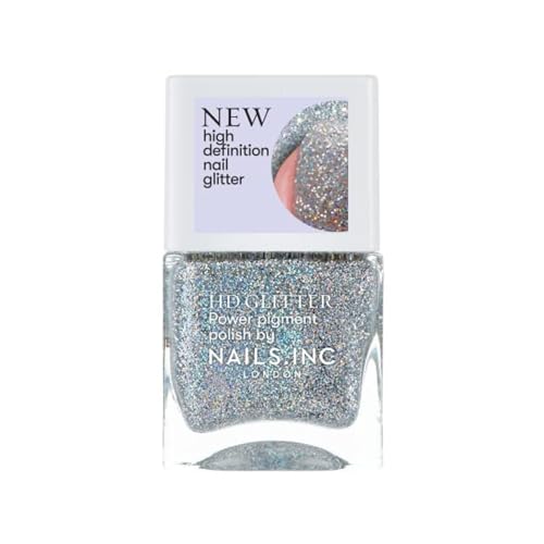 Nails.INC HD Glitter Ring Light Ready smalto per unghie glitterato