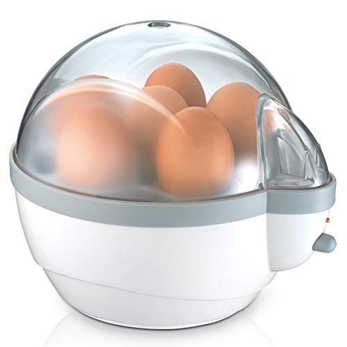 S.N 6 Egg Boiler and Poacher，Multi-functional Soft Medium Hard Boiled Egg Cooker Steamer Water Measuring Cup and Egg Piercer<br><br>