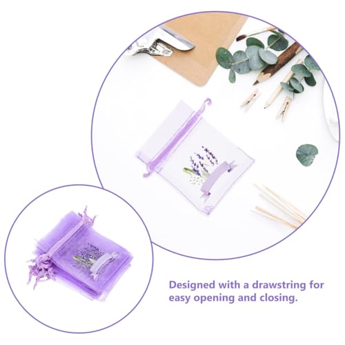 Bolsas de saco con cordón para lavanda, 20 pzas miniatura 3