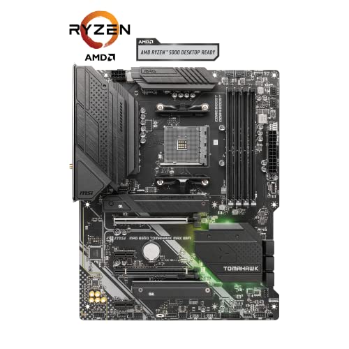 MSI MAG B550 TOMAHAWK MAX WIFI Motherboard, ATX, AM4, AMD Ryzen 5000 Ready, DDR4 Boost 5100+MHz/OC, PCIe 4.0 & 3.0 x16 Slots - Image 2