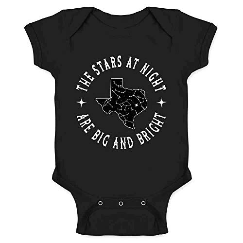Image of Pop Threads Texas Stars at Night are Big and Bright Song Infant Baby Boy Girl Bodysuit