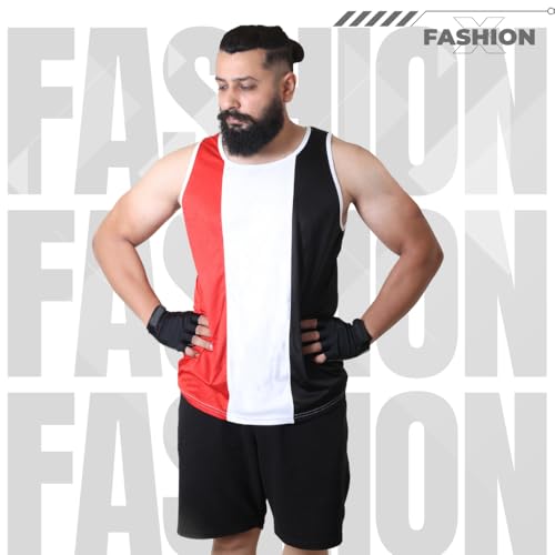 Image of Sleeveless T Shirts for Men - Gym Vest, Sando Tank Top Wear, Workout Baniyan, Stringers Inner Shirt, Bodybuilding Tshirts, Sports Tshirt Vests, Stylish Tanks Tops