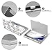 VstaDank Cute Dalmatian Business Card Holder Fashion Metal Business Card Case Professional Credit Card Protector Aluminum Alloy Flip Cover Slim Name Card Case Holder for Men Women