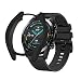 Produktbild Hülle für Huawei Watch GT2 46mm, Soft Flexible TPU-Gehäuse Schutzhülle Case Schale Kompletter Schutz Tasche Cover für Huawei Watch GT2 46mm Smart Watch [Kratzfest] [Shock Absorption] (Schwarz)