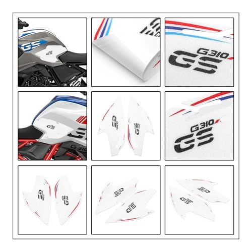 Protection réservoir moto G310GS finition givrée haut de gamme - 5