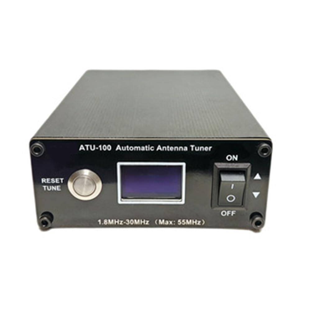 ATU-100 Automatic Antenna Tuner 0.96-inch OLED, Shortwave Radio, Ham, Car-Mounted Enhanced Version Only Host
