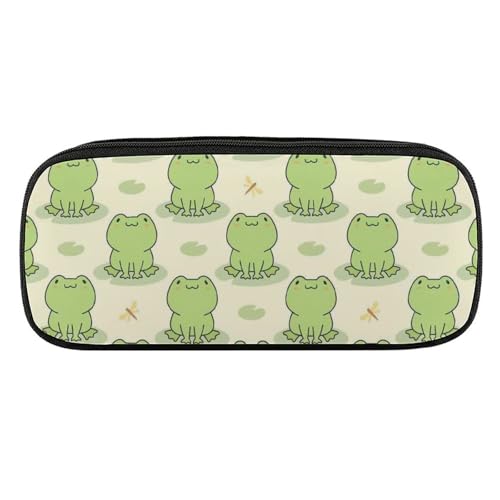 ペンケース 筆箱 大容量 軽量 かわいい 漫画のカエル 筆入れ ふでばこ ペンポーチ 多機能 コンパクト シンプル おしゃれ 中小学生 高校生 女の子 男の子