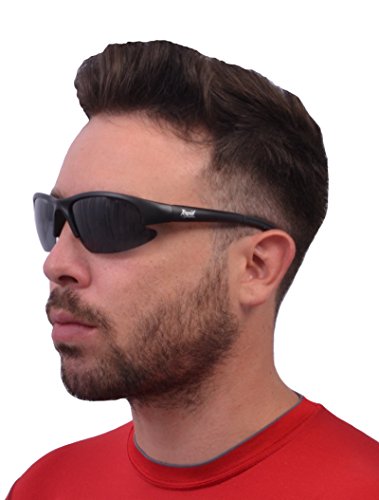 Very DARK CATEGORY 4 SUNGLASSES for Extreme Sun Conditions, Sensitive Eyes (Photophobia) and AMD. Anti UV Tinted Protection Glasses for Men & Women. Matt Black3