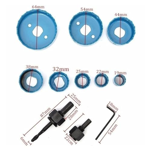Set de Brocas Diamante para Madera y Metal miniatura 3