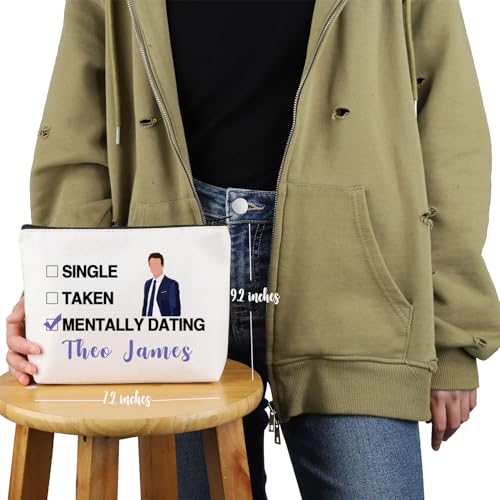 PYOUL T James Inspired Gift Mentally Dating T James Makeup Bag T James Fan Cosmetic Bag T James Merch (Dating T James Bag) - Image 2