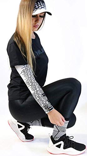 Manguito Hupi Biometria Branco Proteção Uv50+, Cor: Branco, Tamanho: M