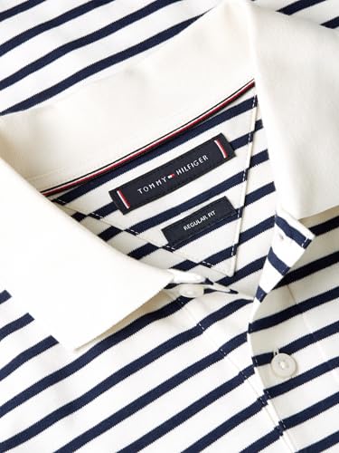 Image of Tommy Hilfiger Mens Short Sleeve Casual Polo Shirts in Regular Fit with Liquid Cotton