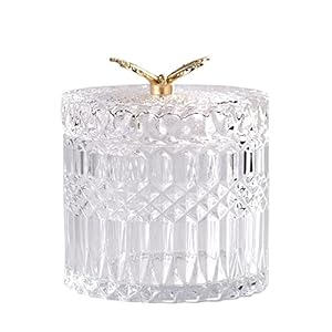 Wuuooei W0224 Bonbonservierer Glas Goldakzent