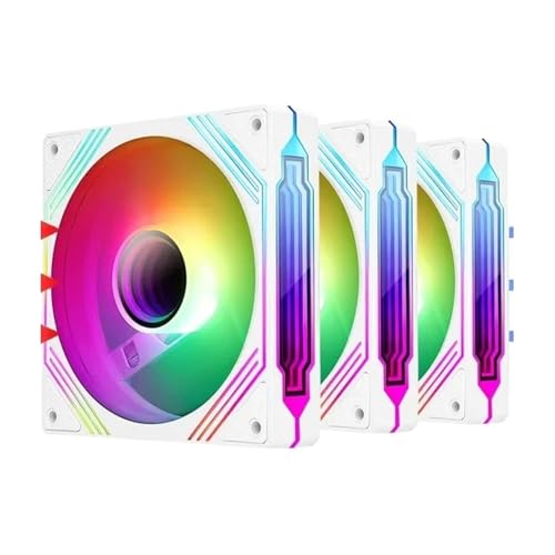 Computer case Fan 14cm ARGB 4-pin PWM Cooling Fan(WT Regular 3PCS)