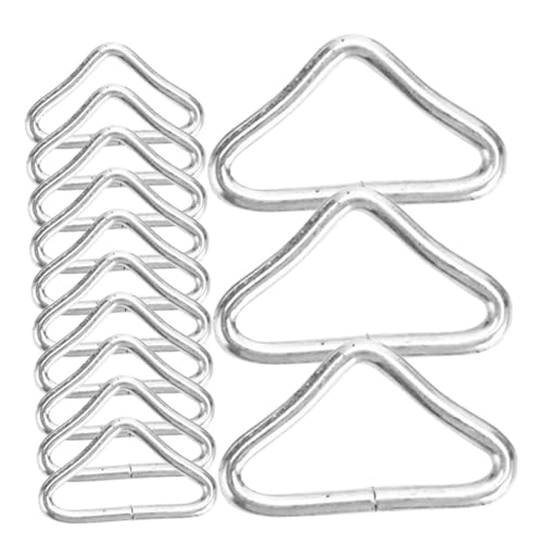 Boucles triangulaires de trampoline Milisten en métal v-ring pour sangles de rechange x72