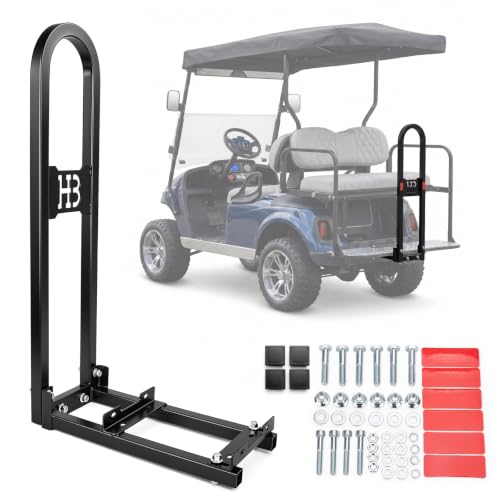 HOWBOW Golf Cart Rear Seat Grab Bar for Yamaha Club Car EZGO