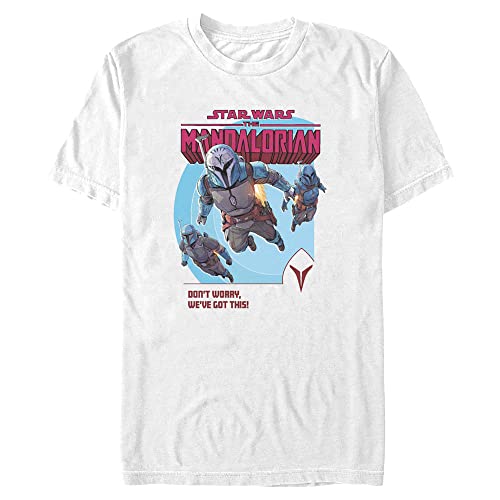 T-Shirt Star Wars Homme Coupe Confortable Anti-Déformation pour Fan de Saga