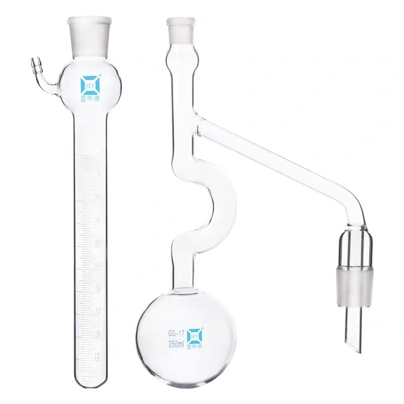 Erdöl-Vakuumdestillationseinheit, 250-ml-Kolben, 100-ml-Messzylinder, Destillationskolben(1 Set)