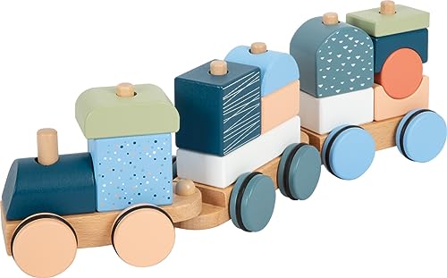 Small Foot Wooden Train Arctic made of FSC® 100%-certified wood, stacking & insert game for ages 1+ yrs, 12449 - Image 4