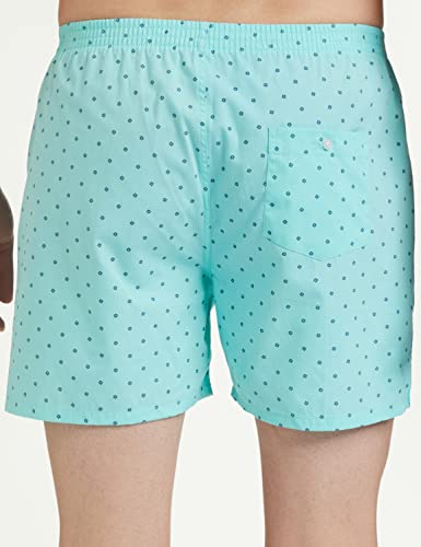 Image of Longies Cotton Mens Boxers Pack of 3 Regular Printed (LGBOXPO3VOO3 Grey,Pista,Orange3374 XL)