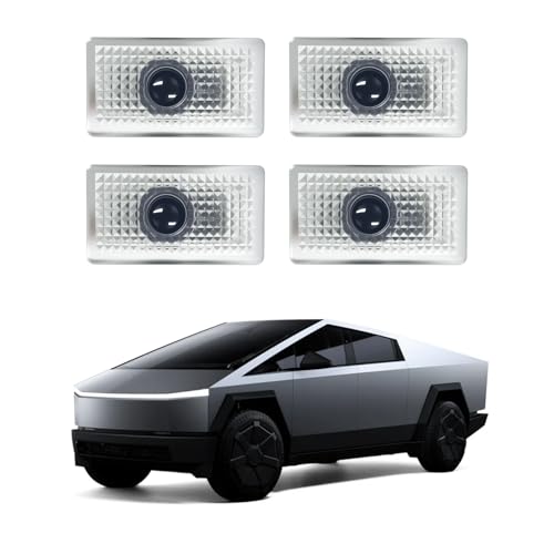 Airayvis LED Puddle Lights for Tesla Cybertruck - High Brightness Welcome Door Lights with Custom Cyberbeast Logo, Waterproof Design, Easy Installation, Enhanced Style and Night Visibility