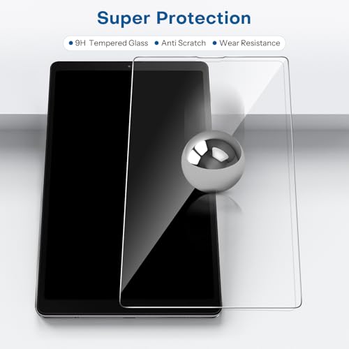 SPARIN 2 Pack Screen Protector Compatible with Samsung Galaxy Tab A7 Lite, Tempered Glass, 2021 Released, Bubbles-Free