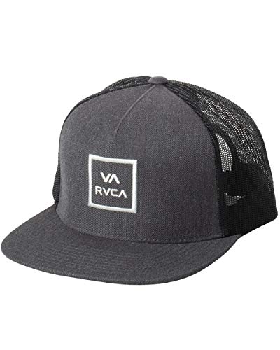 Image of RVCA Men's Trucker Hat, Adjustable Snapback Cap for Streetwear & Skating, Lightweight Breathable All-Day Comfort