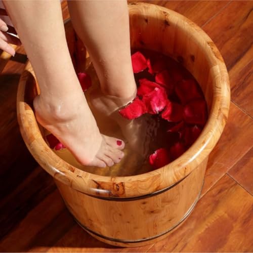 Cubeta de Madera para Lavado de Pies Spa Pedicura miniatura 3