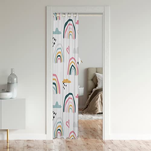 Loussiesd Rainbow Door Curtain for Doorway Privacy - Image 3
