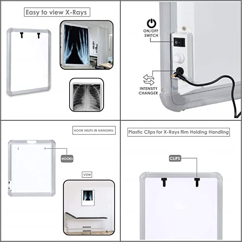 Bos Medicare Surgical LED X-Ray View Box with Automatic Film Sensor & Variable Brightness Control | Single Film Viewer with Dimmer | Ultra Slim Medical Xray Display Panel for Clinic & Hospital - Image 4 thumbnail