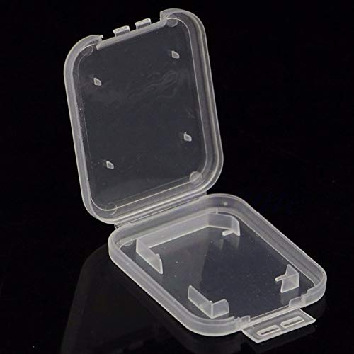 10 Custodie Trasparenti Per Schede SD MicroSD | Porta Memoria In Plastica | Custodia Protettiva
