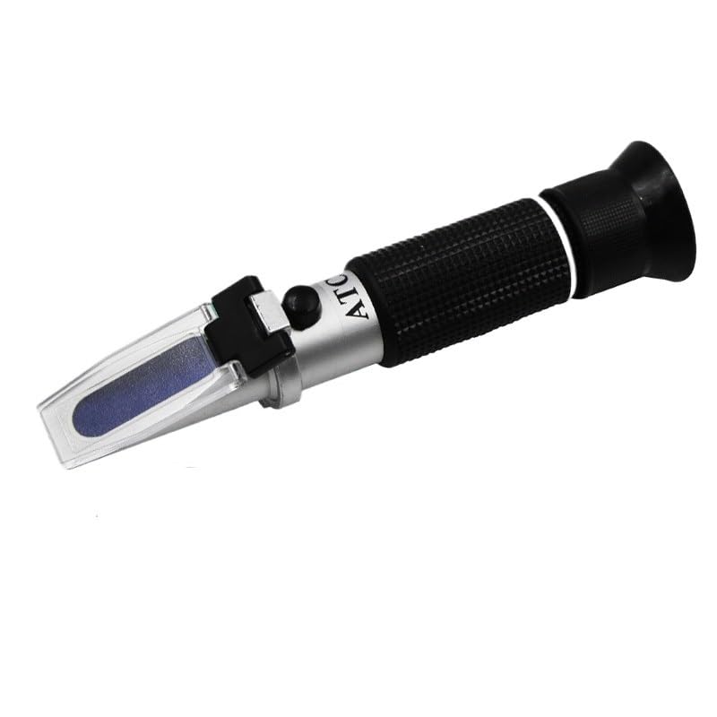 Meter 0-32% 58-90% 0-80% Refractometer Sugar & Alcohol Meter Measurement Tool Fruit Wine Honey Sugar Bees Water Test(3-in-1 Honey Brix)