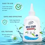 Mould Stain Remover Gel 230 ml, Household Grout Surface Cleaner, Cleaning Gel for Washing Machine, Refrigerator Strips, Tiles, Bathroom Kitchen Sinks, Damp Areas - Image 2