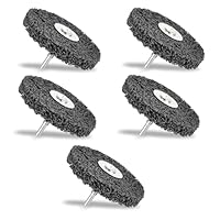 CTDMJ CSD Scheibe 100mm 5 Stück CBS Schleifscheibe CBS Reinigungsscheibe Grobreinigungsscheibe Schleifscheiben für Winkelschleifer Rostschweißnähten, Oxidation Reinigen & Entfernen(Schwarz)