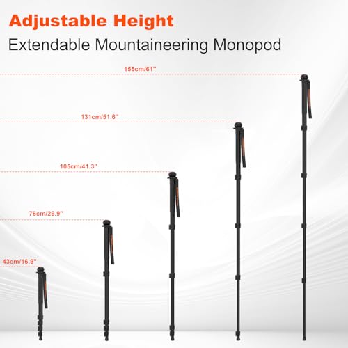 Coman DK288 Collapsible Trekking Pole Monopod thumb #3