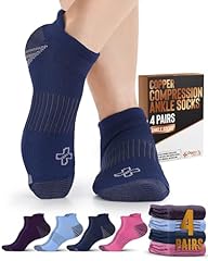 Navy/Light Blue/Purple/Pink - 4 Pairs