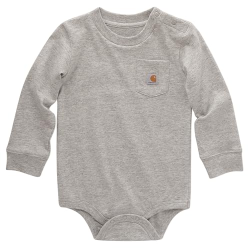 Image of Carhartt Kid's CA5002 Long-Sleeve Pocket Bodysuit