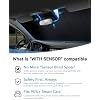 Pigenius Windshield Sunshade for Acura TLX 2015-2020 (No Mirror Camera), Premium Grey Leather Finish