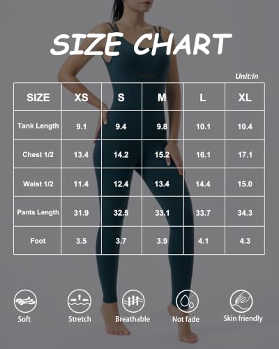 Image of LOVESOFT Workout Jumpsuits for Women Sleevesless Bodycon Backless Unitard