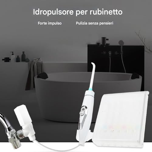 Nettoyeur à jet oral sans électricité pour soulager les gencives sensibles - 5