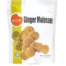 WOW Baking Company Gluten-Free Ginger Molasses Cookies, 8 Ounce Pack of 6
