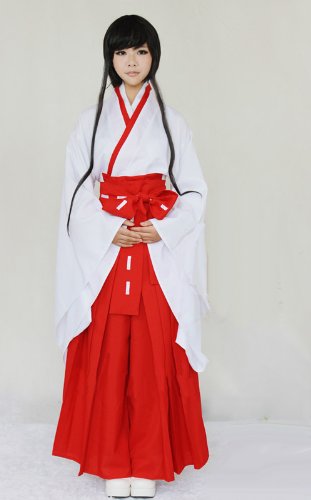 Amazon.co.jp: コスプレ衣装 BLOOD-C 更衣小夜 スチューム 巫女服 : ホビー